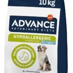 Advance Veterinary Diets Hypoallergenic, Pienso para Perros para Reducir las Intolerancias alimentarias, 10kg