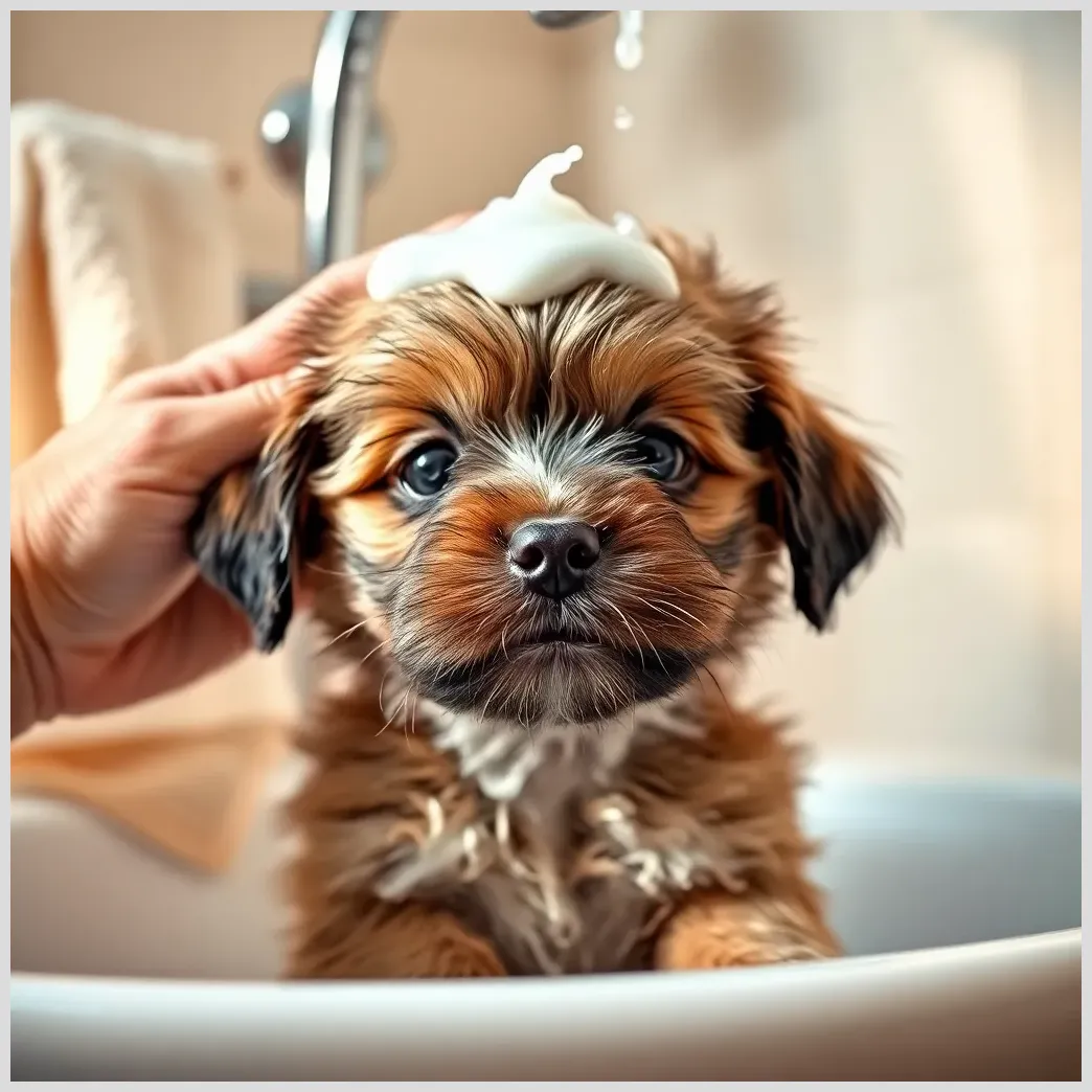 Bañar a un perro cachorro: cómo, con qué frecuencia y utensilios Cachorros de perro bañar a un perro cachorro: cómo, con qué frecuencia y utensilios