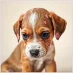 Síntomas cutáneos en cachorros: pústulas, descamación